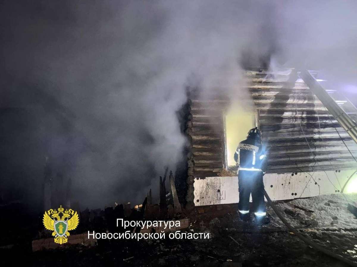 Фото Опубликованы фото с места поджога дома с тремя детьми под Новосибирском 4